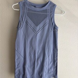 Athleta Perforated Knit Racerback Tank - Light Lavender